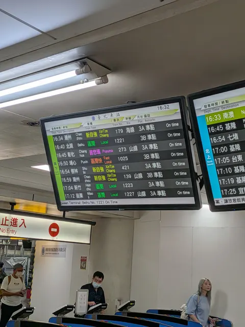 準備出發到台南