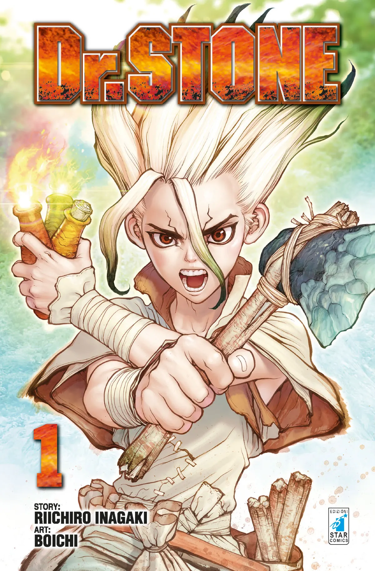 Dr.STONE volume 1 cover